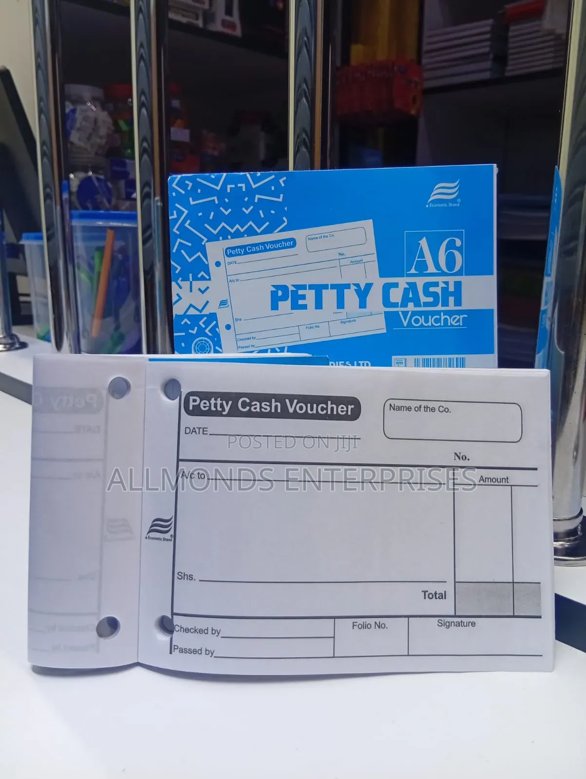 A6 Petty Cash Voucher- Economics