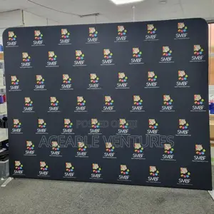 Branded Fabric Event Backdrop Banners