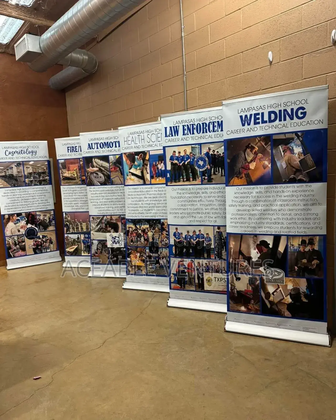 Vibrant Roll-Up Banners