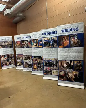 Vibrant Roll-Up Banners
