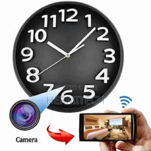 Wall Clock With 1080p Smart Wireless Wi-Fi Camera Tf Card - main view