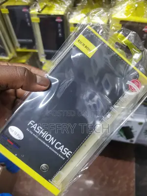 Haniry Infinix Hot 10 Play Richboss Leather Flip Case-Black