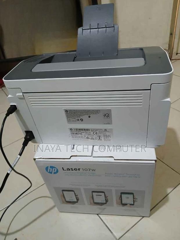 Hp Laser 107w Print – Wireless, Usb Interfaceb Printer - main view