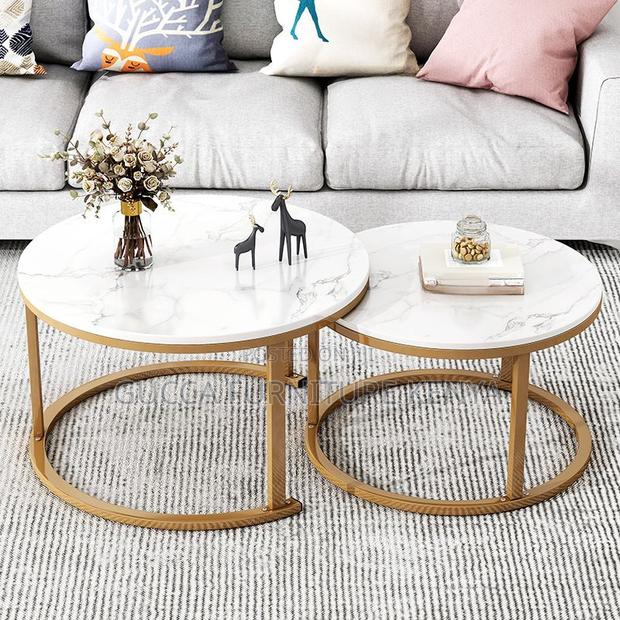 Coffee Tables: Nested MDF Top Orbicular Game Coffee Table
