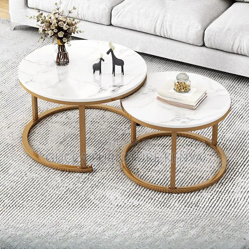 Coffee Tables: Nested MDF Top Orbicular Game Coffee Table