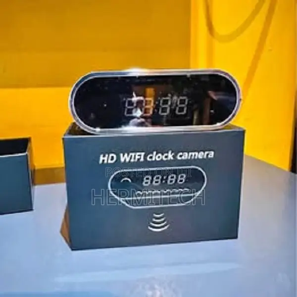Wall Clock With 1080p Smart Wireless Wi-Fi Camera