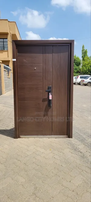 Brown Steel Exterior Doors