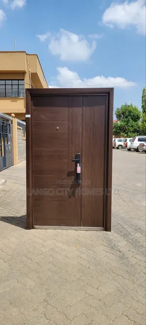 Brown Steel Exterior Doors