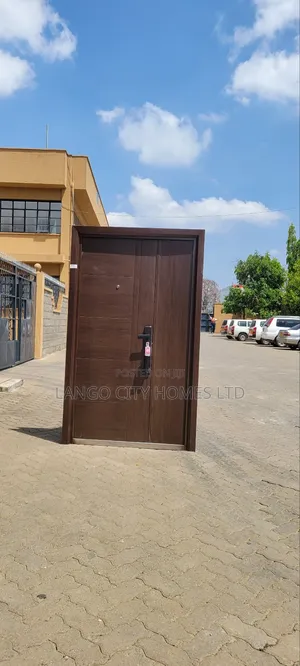 Brown Steel Exterior Doors