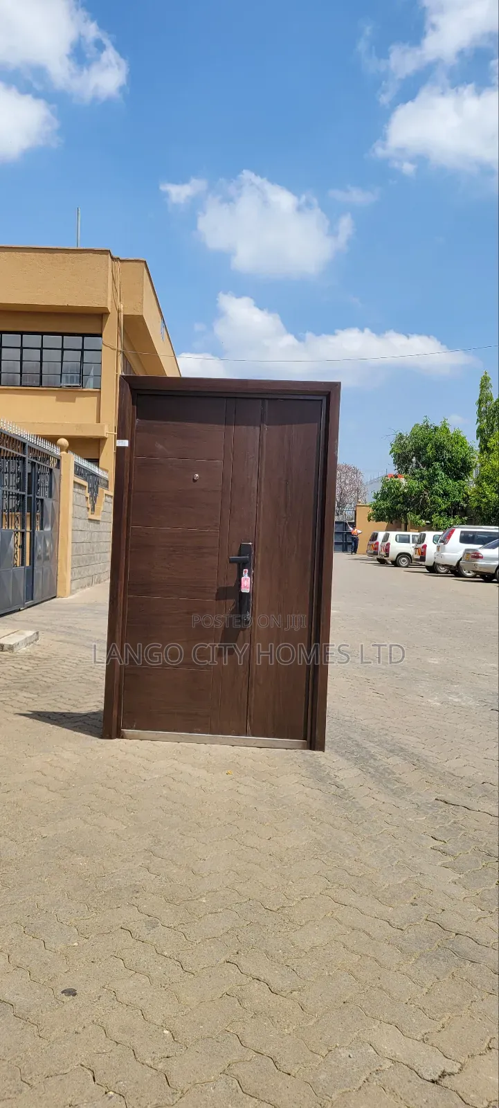Brown Steel Exterior Doors