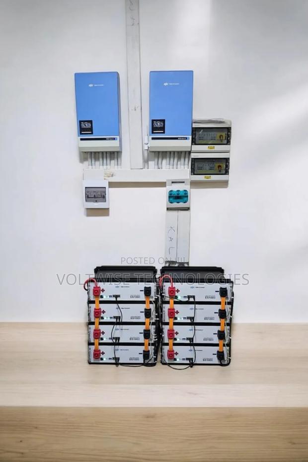 10kva Backup System With 40kwh Lithium Batteries - main view