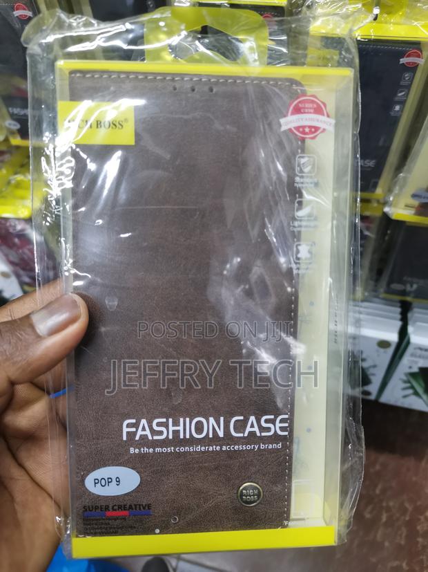 Realtech Rich Boss Flip Case Leather Flip for Tecno Pop 9 - main view