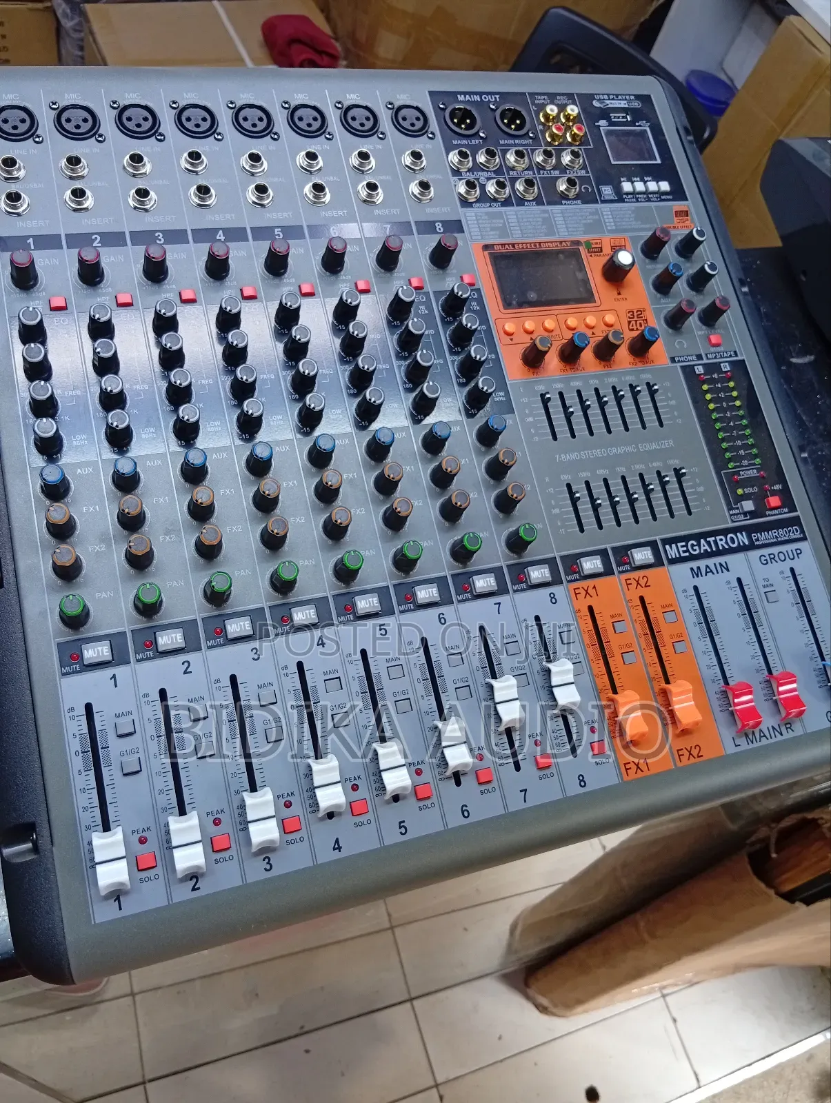 Brand New Megatron Power Mixer 8 Channel