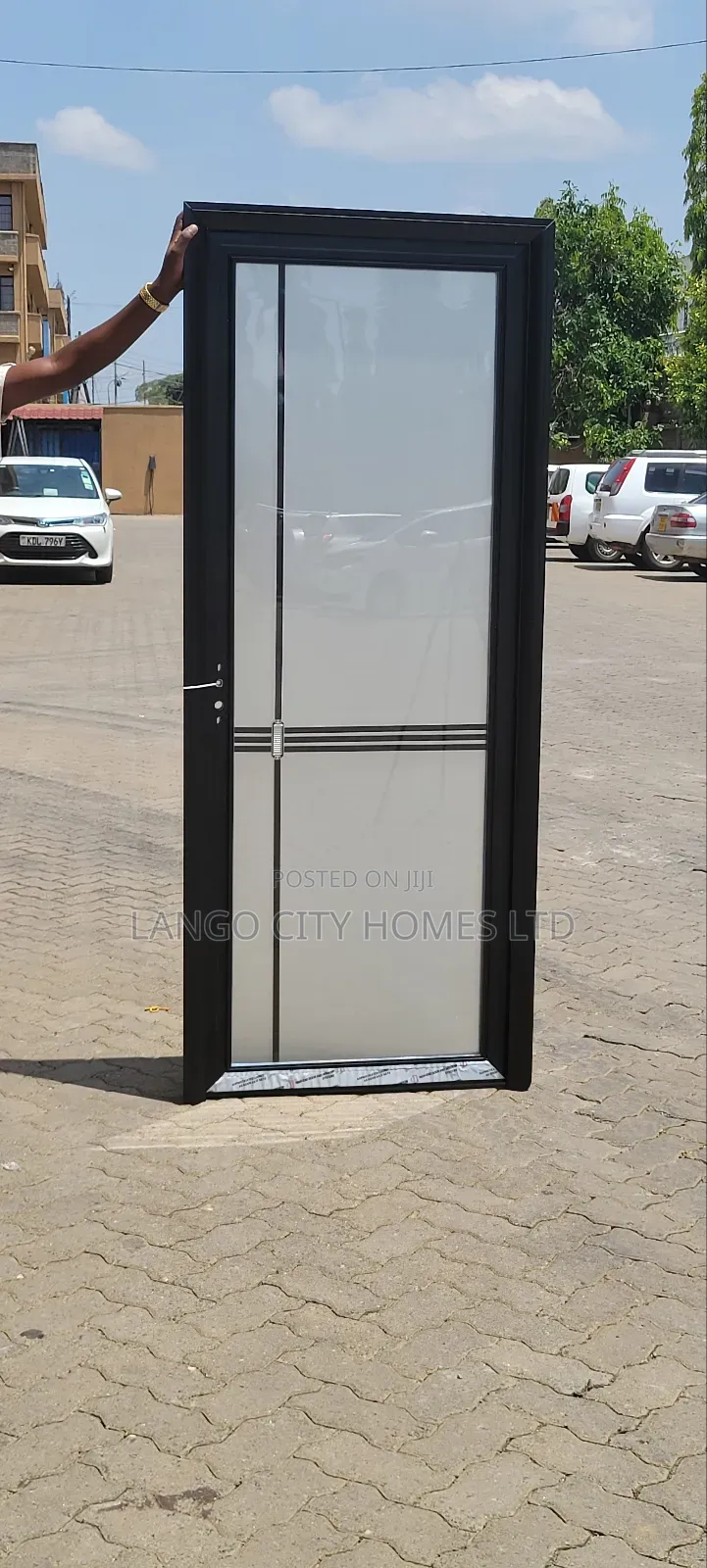 Aluminum Glass Doors for Bathrooms and Toilets
