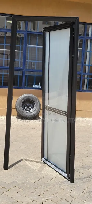 Aluminum Glass Doors for Bathrooms and Toilets