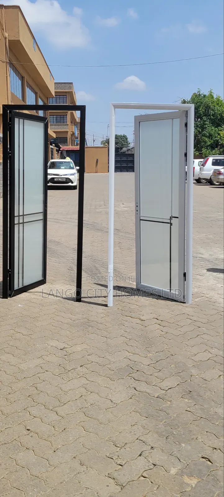 Aluminum Glass Doors for Bathrooms and Toilets