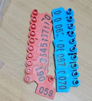 Numbered Cow and Goat Sheep Ear Tags - Broad Size