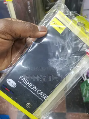 Skinfeel Tecno Camon 15 Rich Boss Leather Texture Flip Case