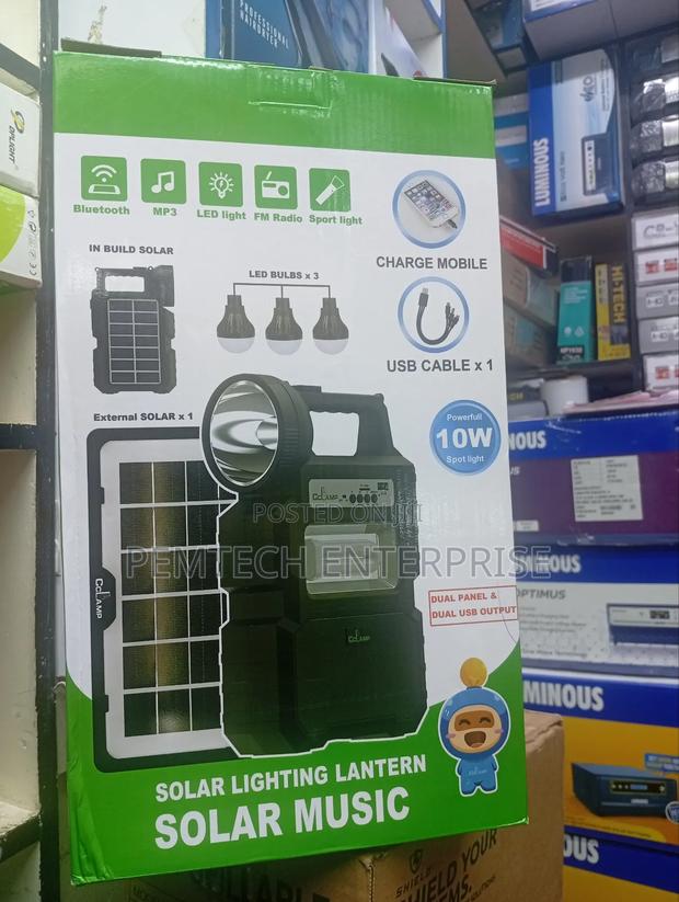 Solar Lighting System Led Bluetooth Mp3 Music Cl 810 - thumbnail 2