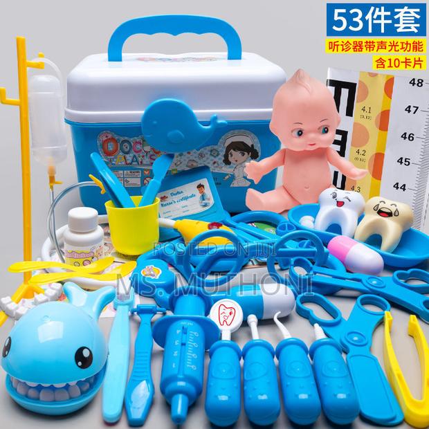 Blue 53pcs Children Doctor Playset*