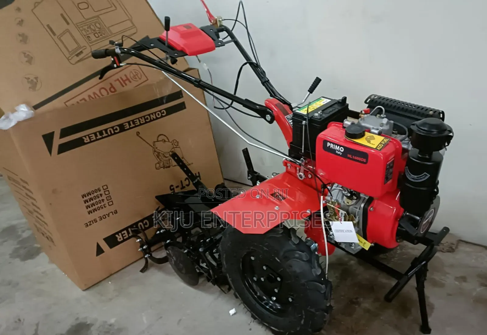 Diesel Engine Powered Power Tiller
