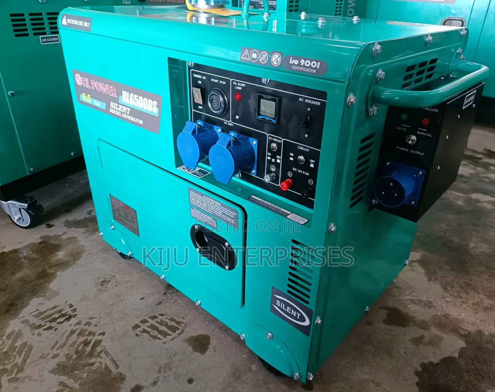 Hl Generator 6.5kva Diesel Engine