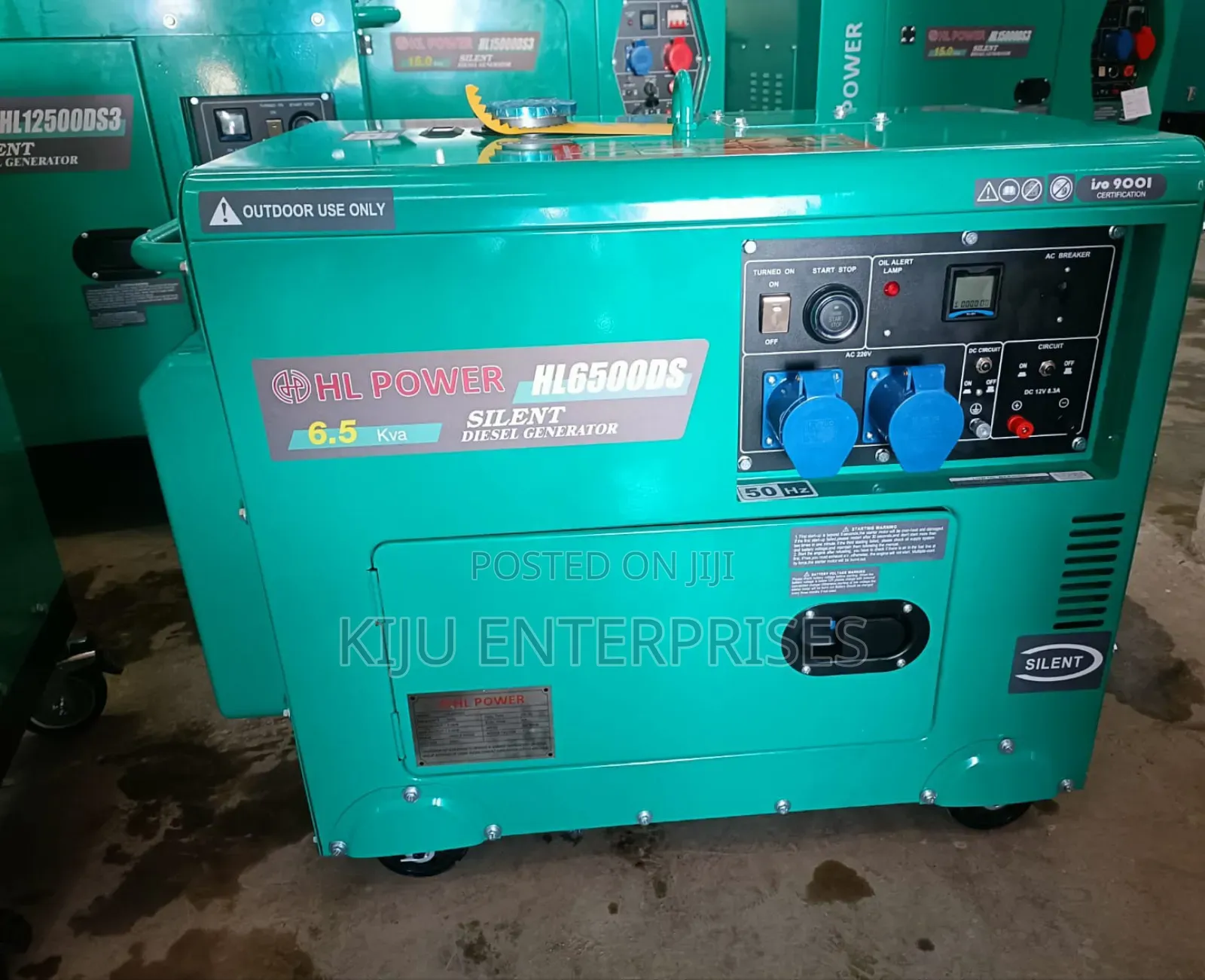 Hl Generator 6.5kva Diesel Engine