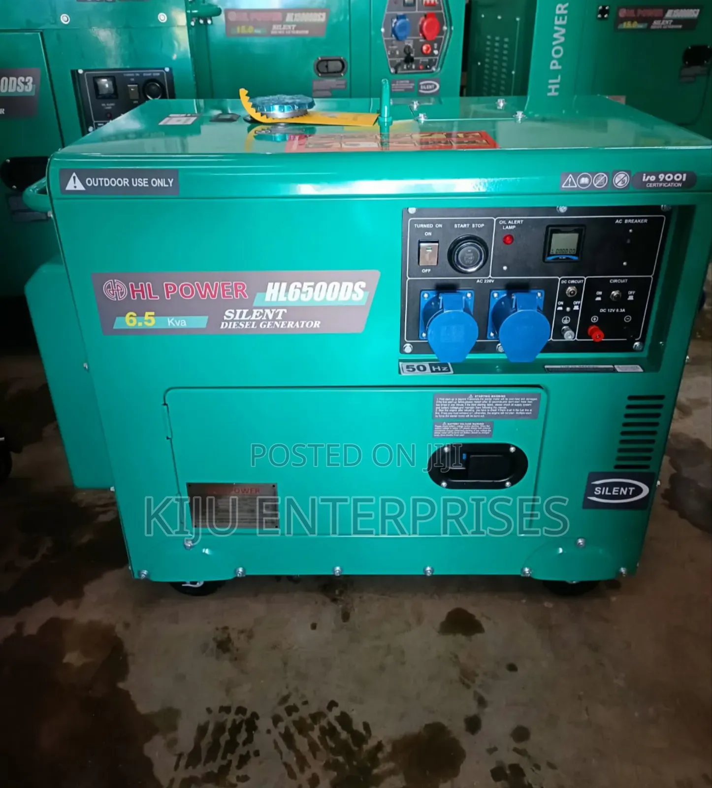 Hl Generator 6.5kva Diesel Engine