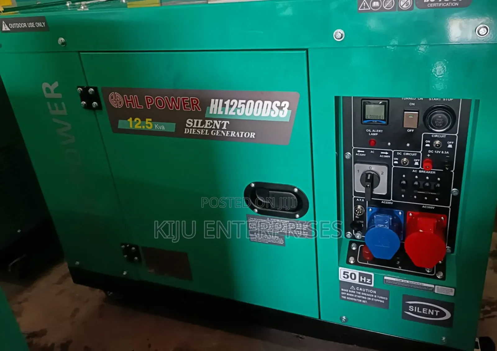 12.5kva Diesel Engine Generator Hl