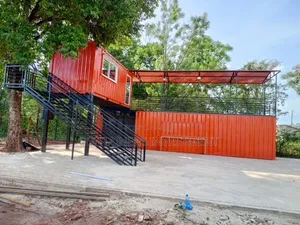 Container Offices- Stacked Shipping Container Offices.