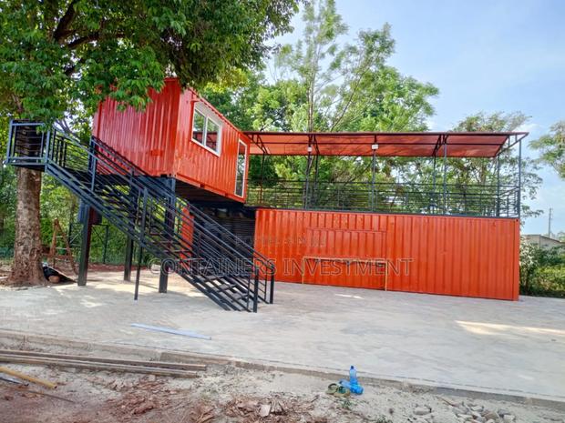 Container Offices- Stacked Shipping Container Offices.