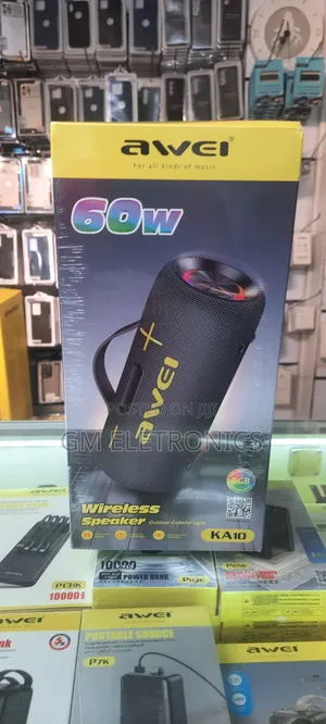 Awei Ka10 60w Wireless RGB Outdoor Speaker.