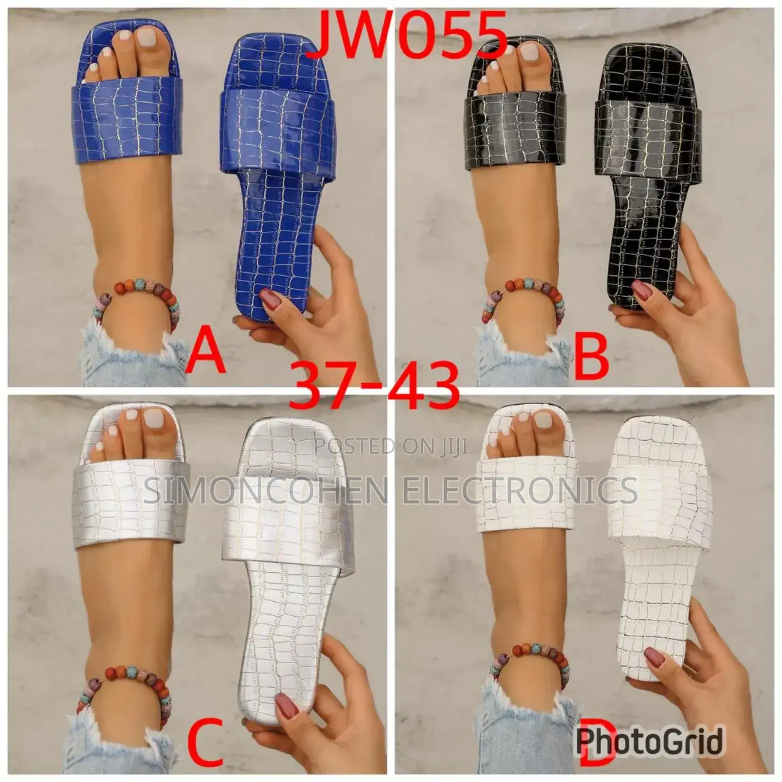 Square Shaped Sandals