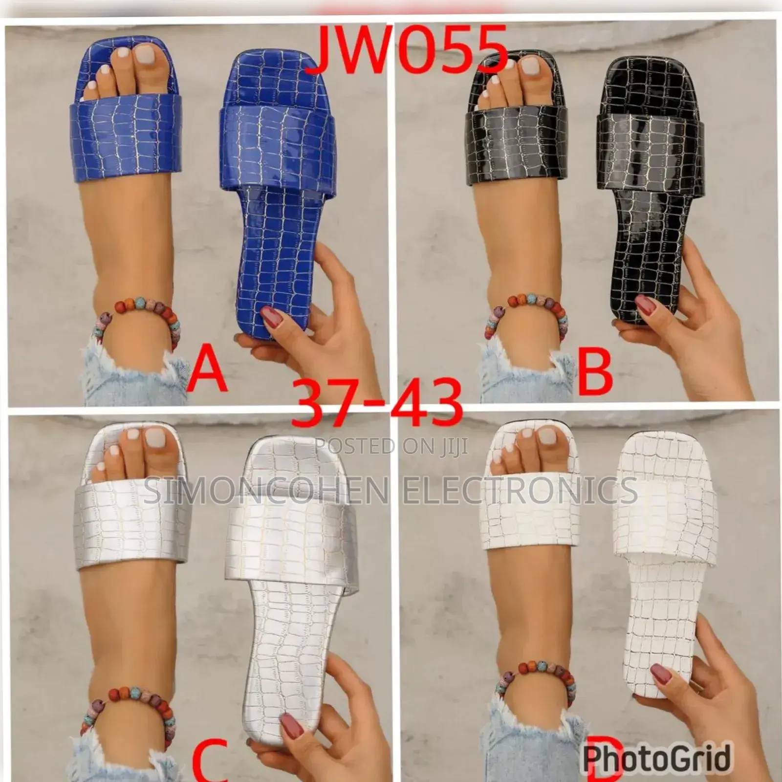 Square Shaped Sandals