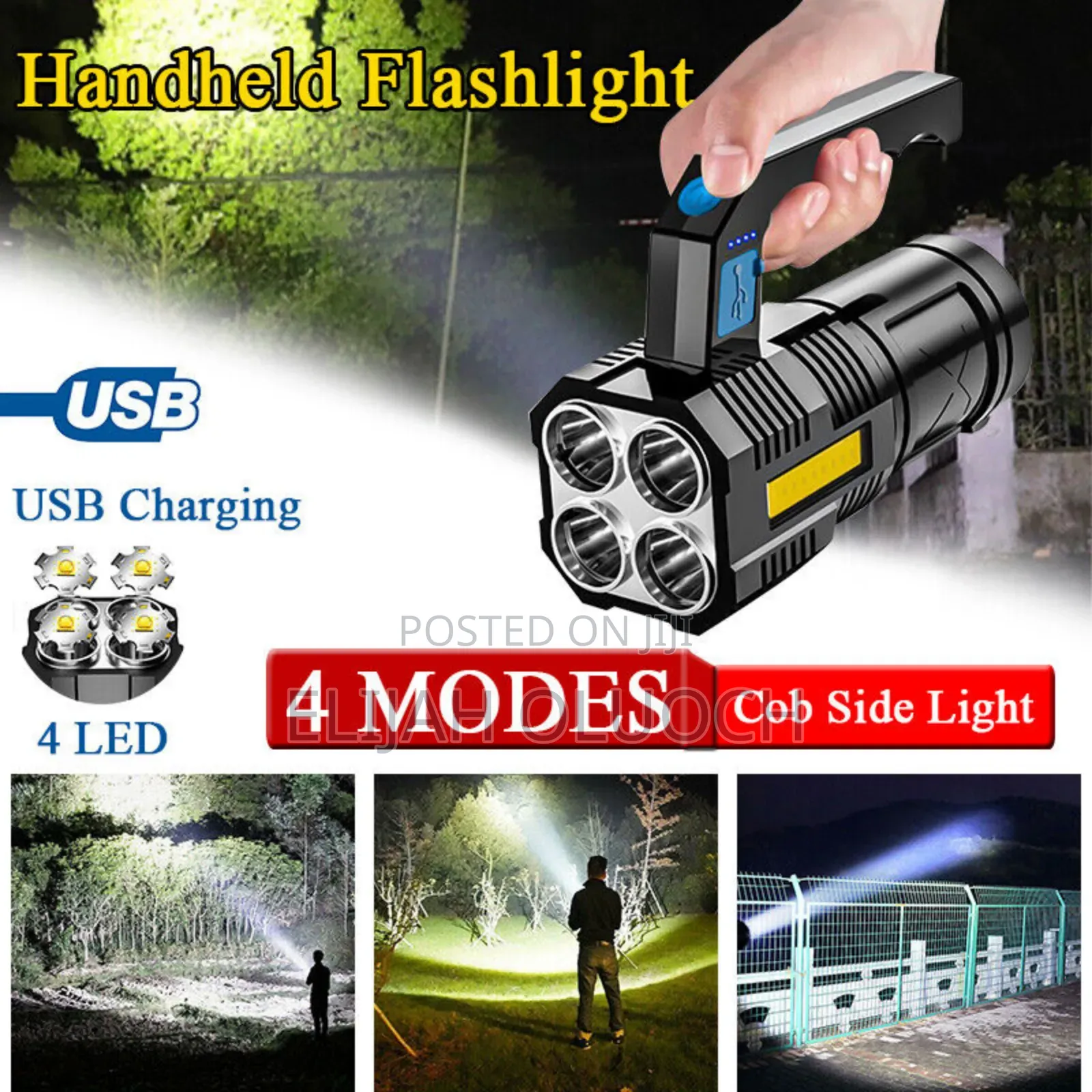 Handle Held Rechargeable Multifunction Portable Lamp