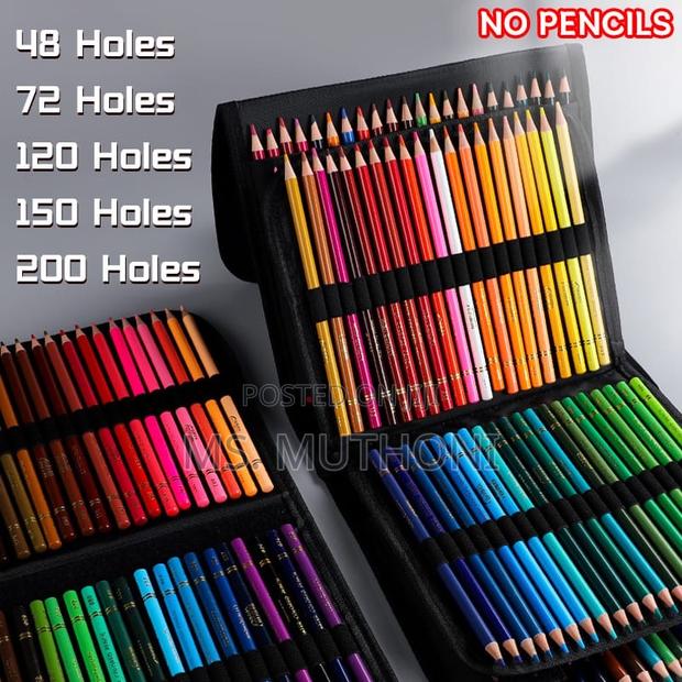 200 Slots Colored Lead Pencils Storage Bag - thumbnail 6