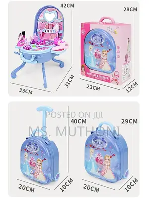 3 in 1 Children Makeup Suitcase Set Playset*
