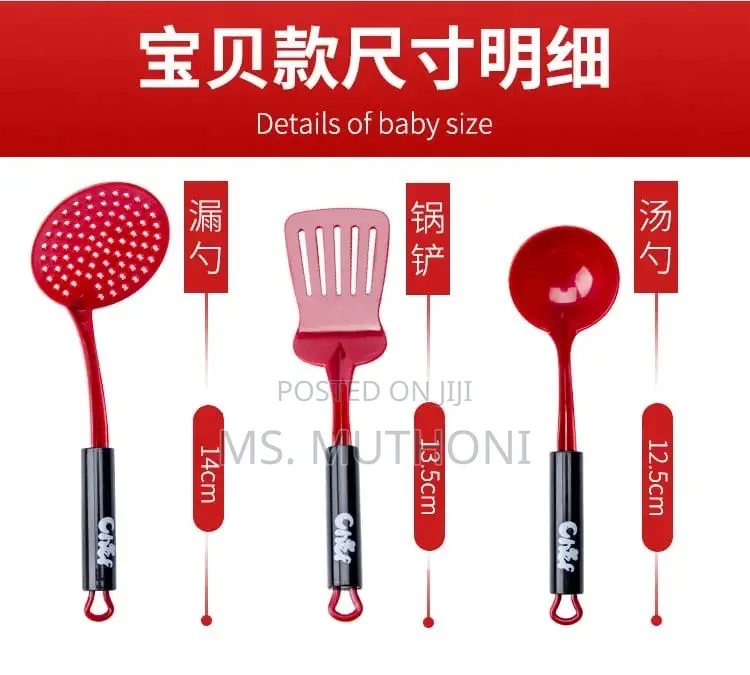 61pcs Kids Kitchen Cookware Playset Toy Set for Cooking*