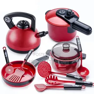 61pcs Kids Kitchen Cookware Playset Toy Set for Cooking*