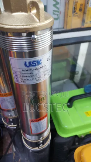 Usk 4sd Submersible Water Pump – 0.75hp, 69l/Min, 62m Head