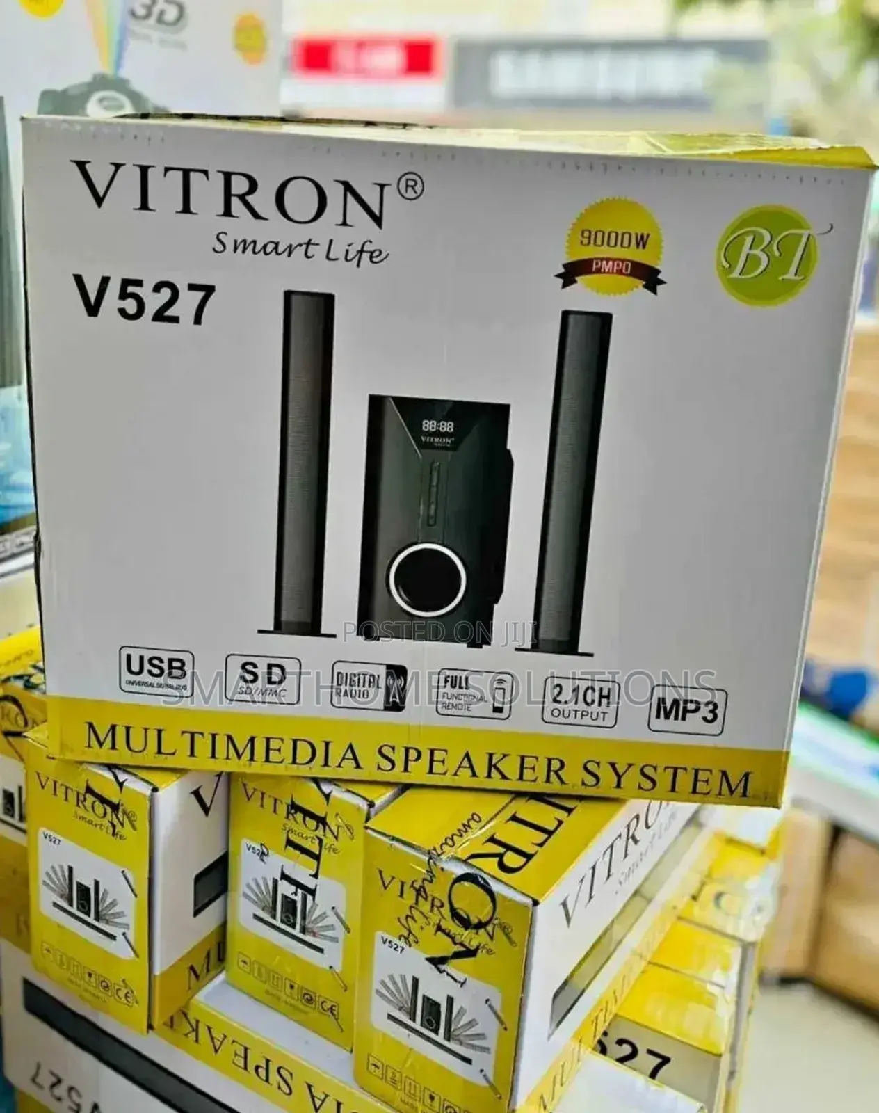 Vitron V527 2.1ch Tallboy Soundbar- Fm,Bt,Usb