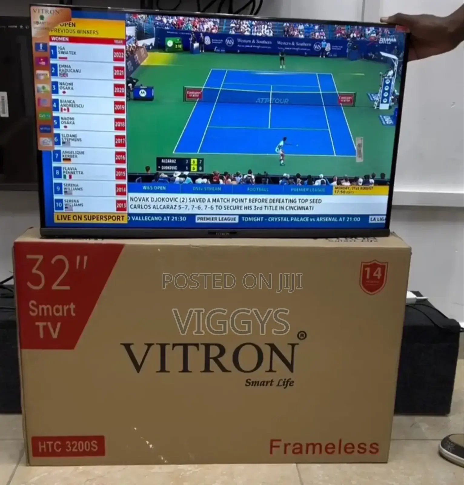 Vitron 32 Inches. Smart Frameless Tv 1