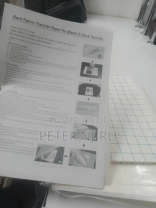 A Ream of A4 Size Dark Transfer Papers (100 Sheets) - main view