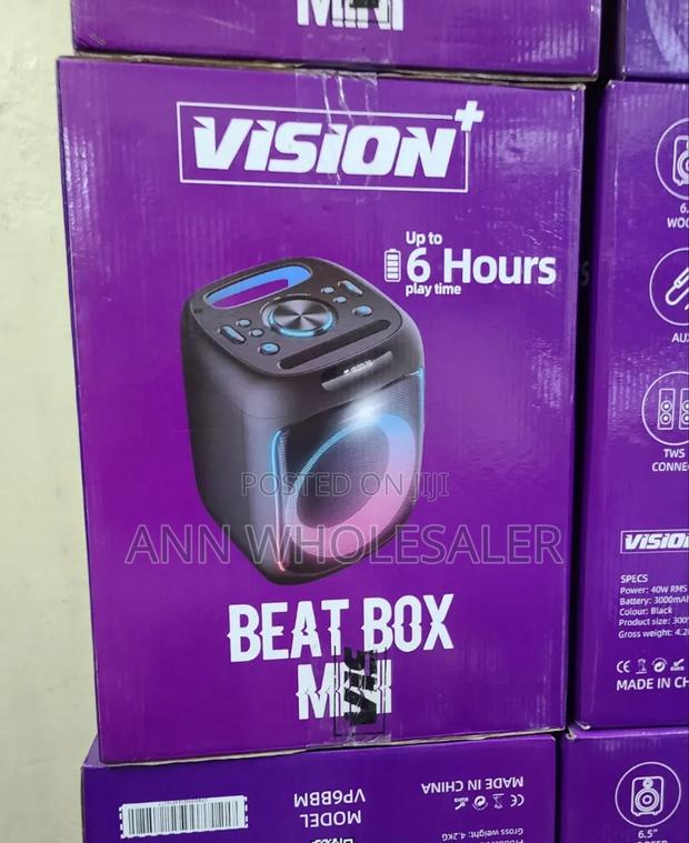 Upto 6 Hours Vision + /*Vision Beat Box Mini