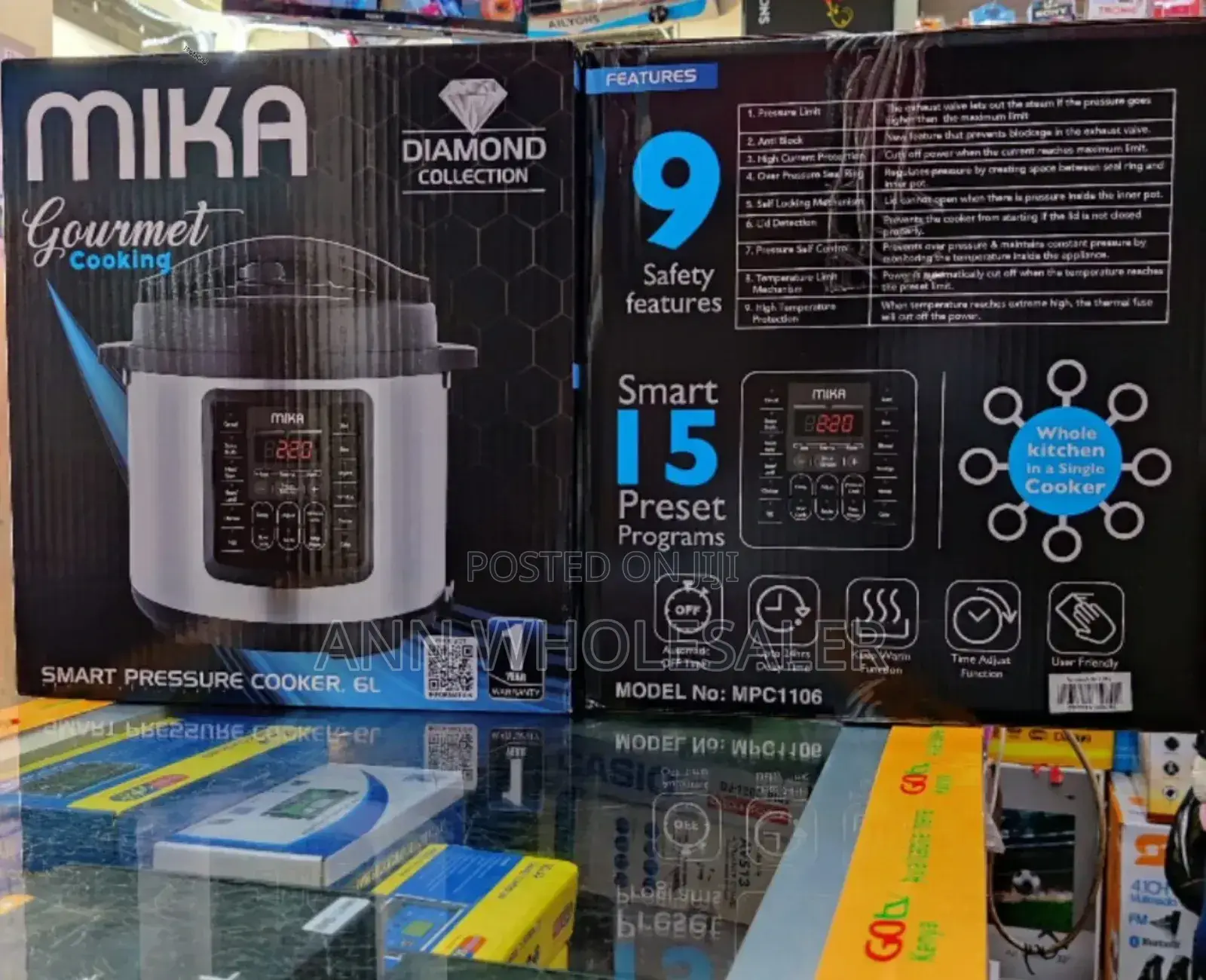 New Arrival *Mika 6litres Electric Pressure Cooker Pc/6