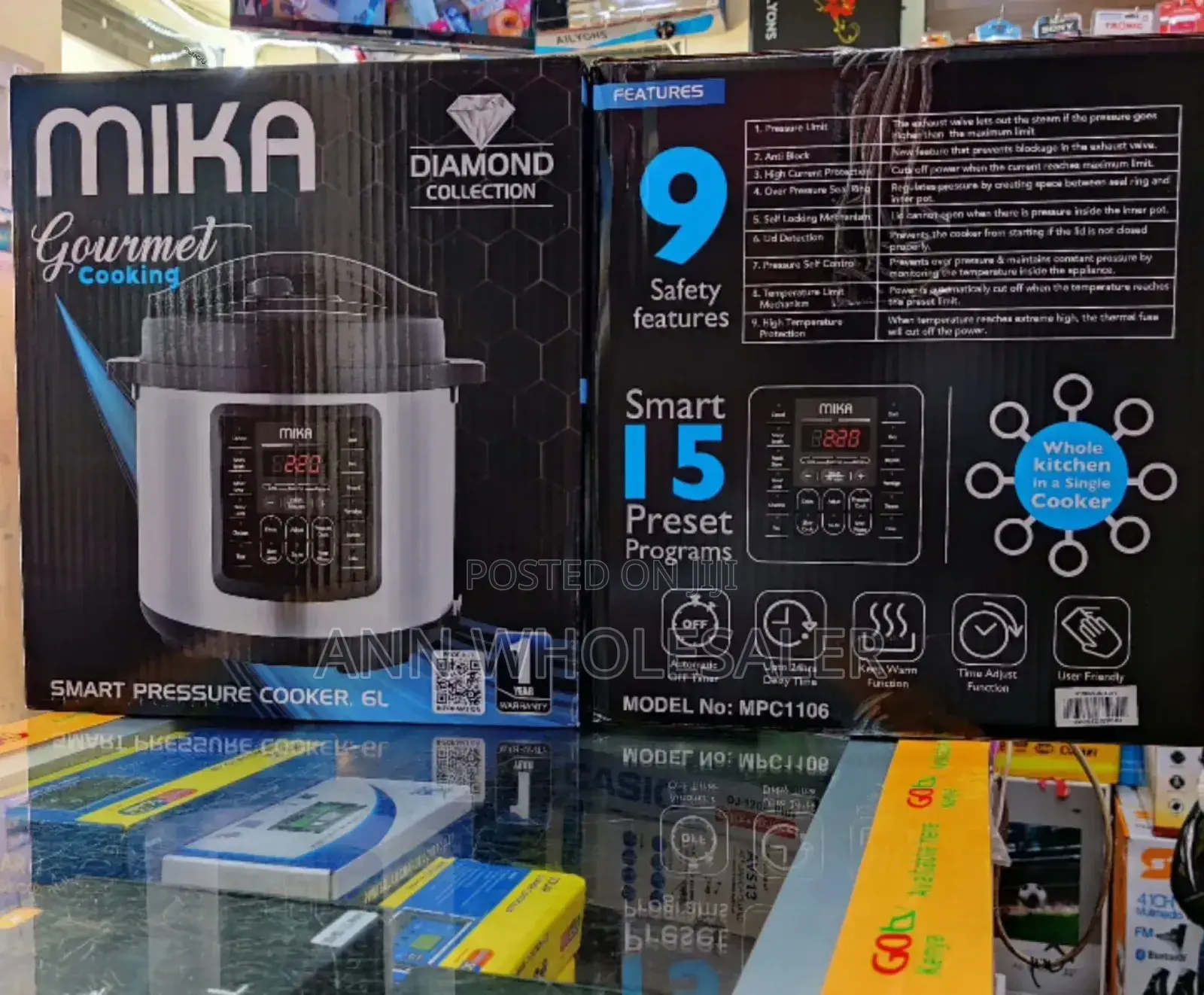 Smart Pressure Cooker 6 Litres Mika