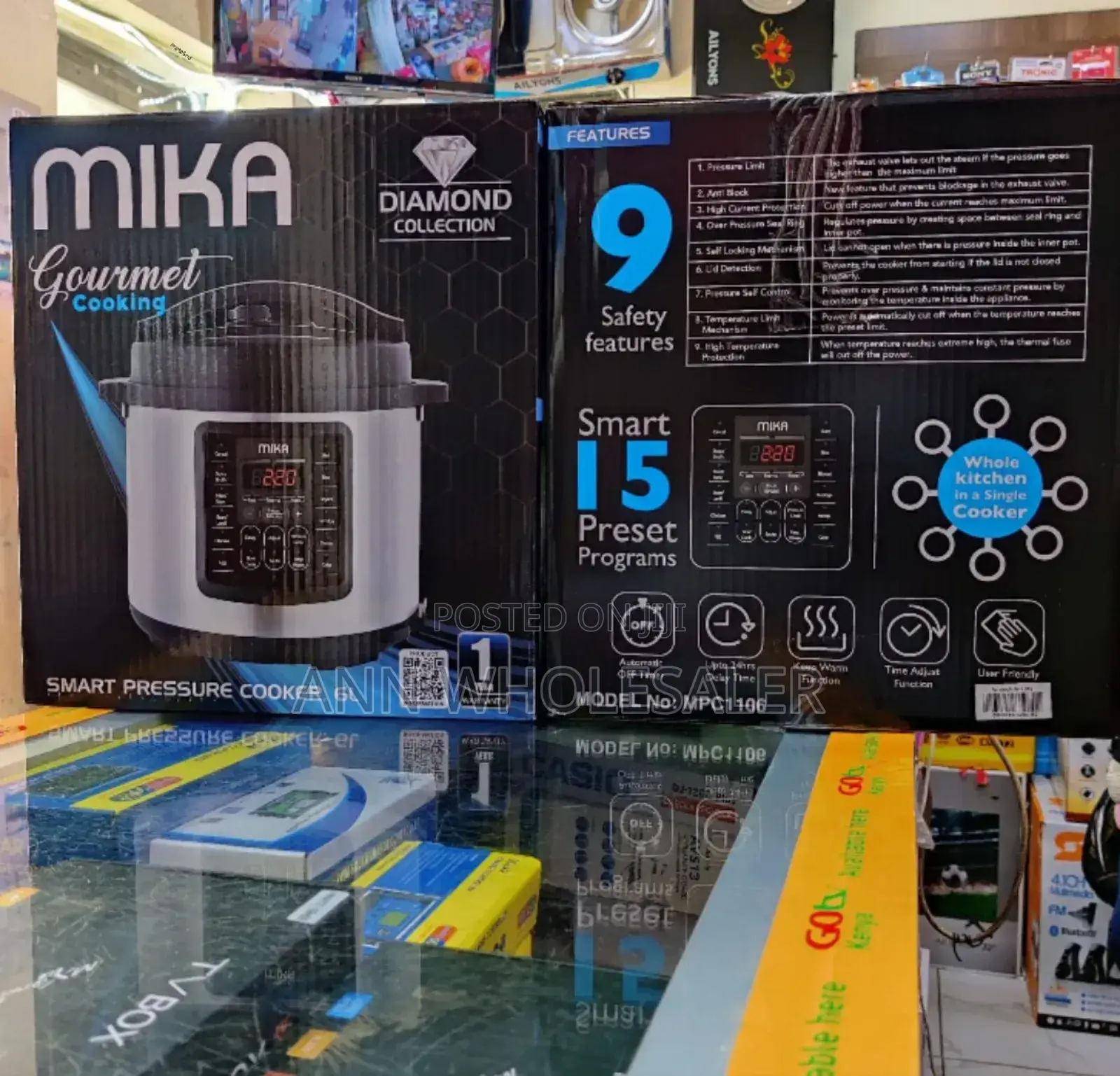 Good Working Mika 6litres Electric Pressure Cooker