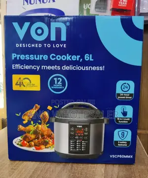 15 in 1 Von Electric Pressure Cooker