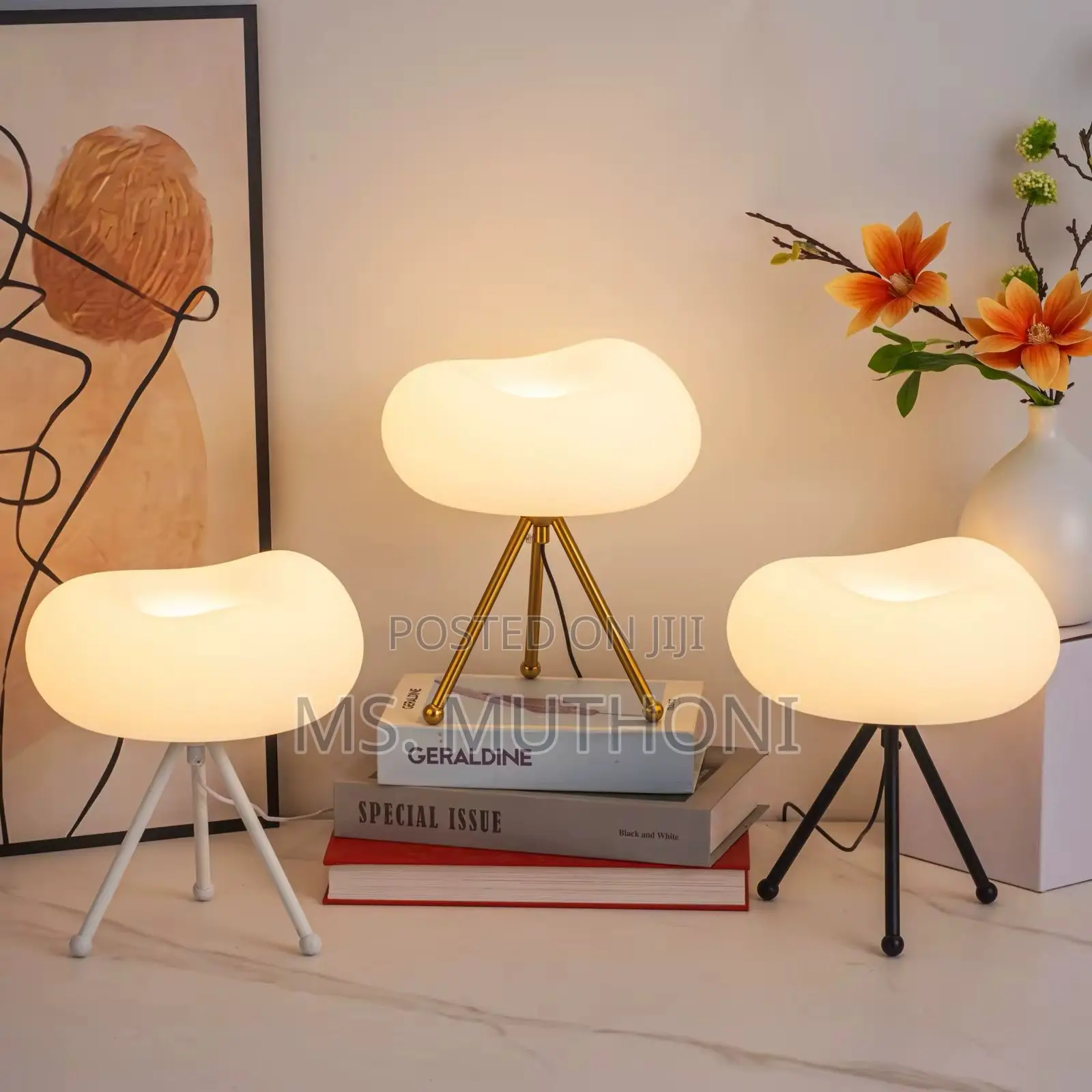 Creative Luxury Tripod Cloud Lamp —