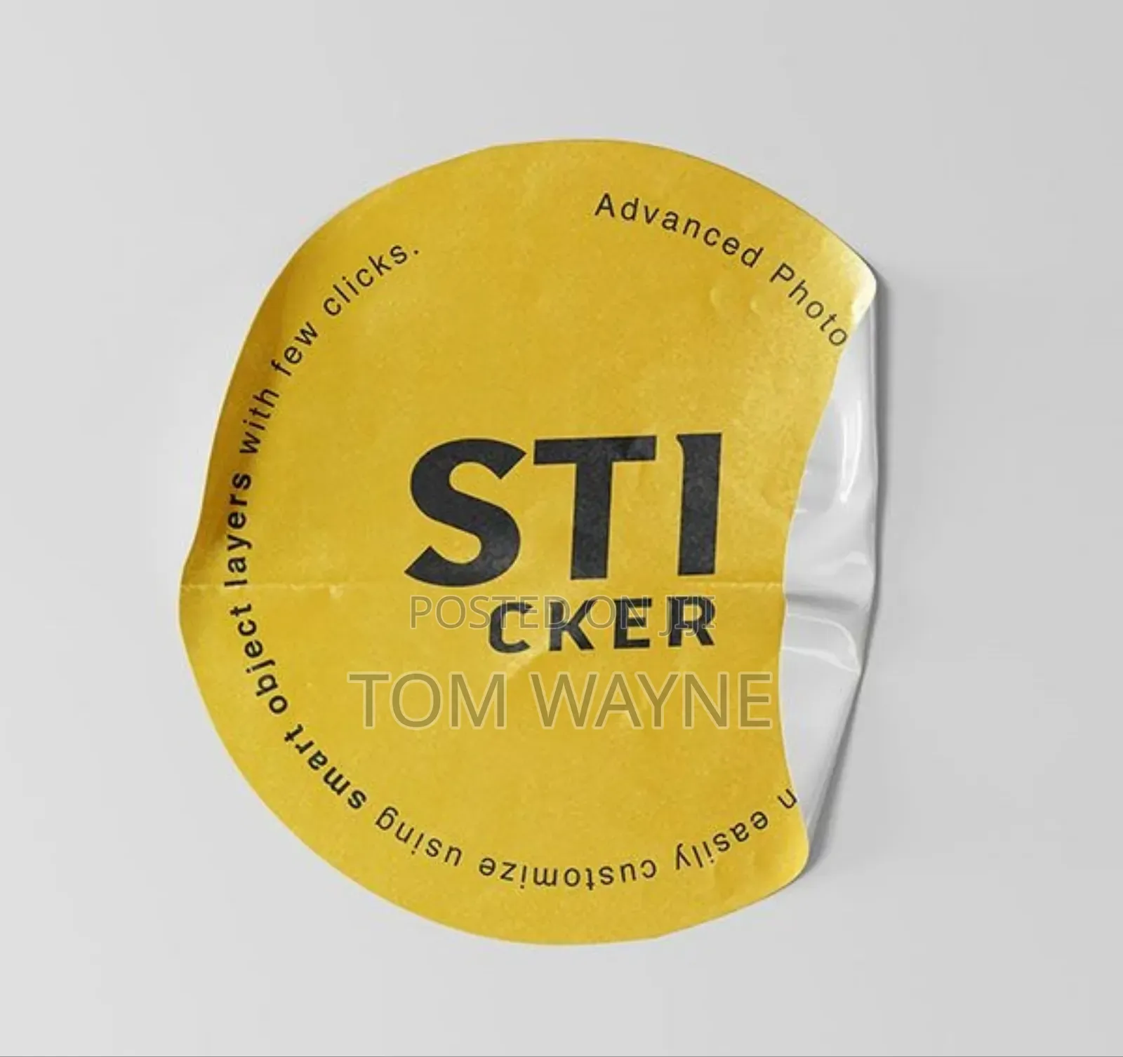 Round Shaped Stickers With Custom Printing